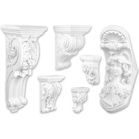 HEXIM PERFECT Stuckkonsole Wandkonsole Polyurethan Stuck Dekor Barock- & Jugendstil: C8018 von HEXIM PERFECT