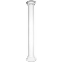 Hexim Perfect - Säulen und Halbsäulen rund glatt Stuck Auswahl 240mm N3224: Halbrund, Schaft von HEXIM PERFECT