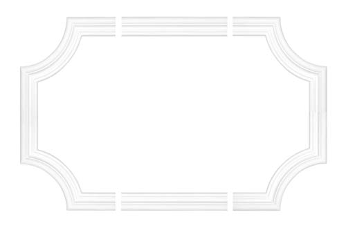 2 Meter | Flachleiste | PU | stoßfest | Hexim Perfect | 40x16mm | AD325_2 von HEXIM Perfect
