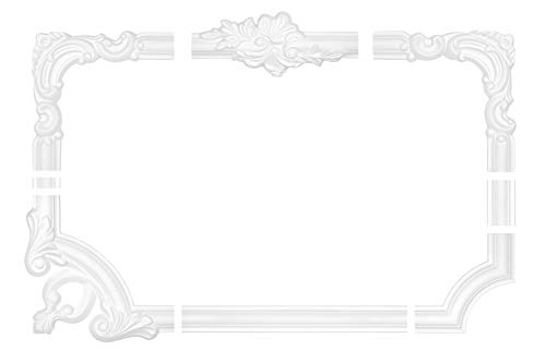 2 Meter | Flachleiste | PU | stoßfest | Hexim Perfect | 43x17mm | AD332_2 von HEXIM Perfect