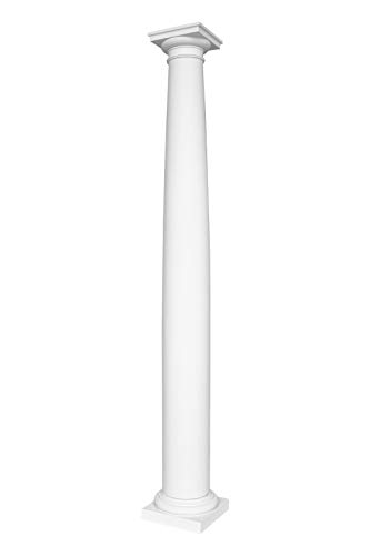 Basis für Säulen | vorgrundierte Oberfläche | stoßfest | Klassisch | Barock | Zierelement | Stuck | weiß | PU | N2020-1F | Fassung 213 mm von HEXIM Perfect