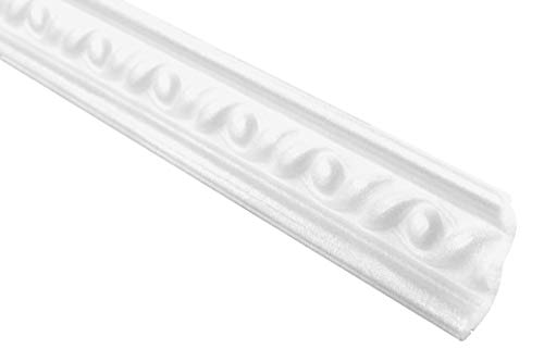 20 Meter | Flachleiste | Polystyrolleiste | Deckenleiste | Hexim | 40x40mm | M-11 20 Meter | Flachleiste | Polystyrolleiste | Deckenleiste | Hexim | 40x40mm | M-11 von HEXIM