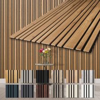 Akustikpaneele Holz Mila 278x60cm flexible Wandpaneele Kombipaneel 1,67 m² Wandpaneele mdf Akustikfilz: APM08 - Pecan, 6 Paneele - 10.02m² - Hexim Akustikpaneele Holz Mila 278x60cm flexible Wandpaneele Kombipaneel 1,67 m² Wandpaneele mdf Akustikfilz: APM08 - Pecan, 6 Paneele - 10.02m² - Hexim von HEXIM