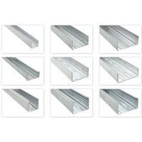 Cd ud cw ua Trockenbau Profile 2-3m Rigips Decke Unterkonstruktion Ständerwerk Deckenprofil:UA 75 - 3 Meter / Stk., 60 Meter Cd ud cw ua Trockenbau Profile 2-3m Rigips Decke Unterkonstruktion Ständerwerk Deckenprofil:UA 75 - 3 Meter / Stk., 60 Meter von HEXIM