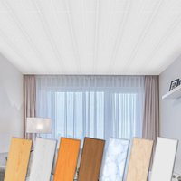 Deckenpaneele aus xps Styropor - Deckenverkleidung leicht und stabil - viele Muster & Farben: P-100.W Weiß Abstrakt, 2 Quadratmeter Deckenpaneele aus xps Styropor - Deckenverkleidung leicht und stabil - viele Muster & Farben: P-100.W Weiß Abstrakt, 2 Quadratmeter von HEXIM