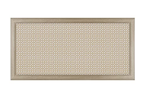 HEXIM Heizkörperverkleidung MDF & HDF - Dekorative Heizkörperabdeckungen in unterschiedlichen Größen & Muster - Heizung Gehäuse Verblender (Frontblende Damasco Eiche Sonoma - 120x60cm) von HEXIM