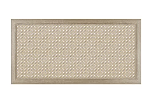 HEXIM Heizkörperverkleidung MDF & HDF - Dekorative Heizkörperabdeckungen in unterschiedlichen Größen & Muster - Heizung Wärmeverkleidung (Frontblende Gloria Eiche Sonoma - 120x60cm) von HEXIM