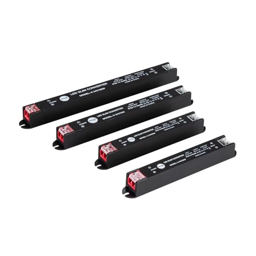 HEXIM LIGHT Netzteil IP20 Slim Trafo 24V/DC Transformator 36-100W, 1.5A-4.2A - kein LED-Flimmern, kein Transformator-Rauschen - Möbel Driver Slimline für LED Strip Band (H 24V-50W / 1STK) von HEXIM