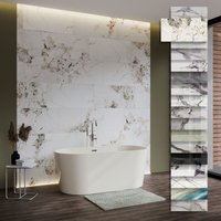 HEXIM Marmorplatten Optik 1-9 Stück 78x39cm SPC Granit Fliesen Steine Paneele Wand innen außen - A: 8045B, 3 Stück HEXIM Marmorplatten Optik 1-9 Stück 78x39cm SPC Granit Fliesen Steine Paneele Wand innen außen - A: 8045B, 3 Stück von HEXIM