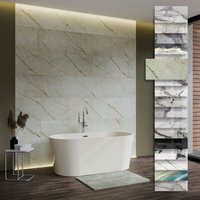 HEXIM Marmorplatten Optik 1-9 Stück 78x39cm SPC Granit Fliesen Steine Paneele Wand innen außen - A: 8088, 1 Stück HEXIM Marmorplatten Optik 1-9 Stück 78x39cm SPC Granit Fliesen Steine Paneele Wand innen außen - A: 8088, 1 Stück von HEXIM