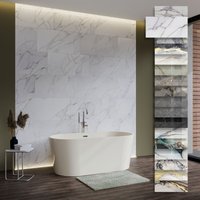 HEXIM Marmorplatten Optik 1-9 Stück 78x39cm SPC Granit Fliesen Steine Paneele Wand innen außen - B: 80116, 1 Stück von HEXIM