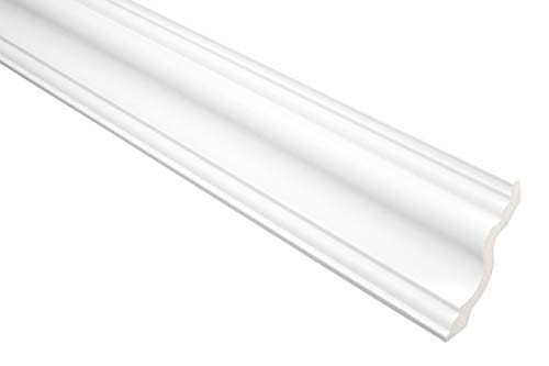 HEXIM Stuckleisten glatt PU Polyurethane Stuck Dekorbau für Wand und Decke | 20 Meter FH9013 70x70mm Restposten | Deckenzierleiste Eckleiste HEXIM Stuckleisten glatt PU Polyurethane Stuck Dekorbau für Wand und Decke | 20 Meter FH9013 70x70mm Restposten | Deckenzierleiste Eckleiste von HEXIM