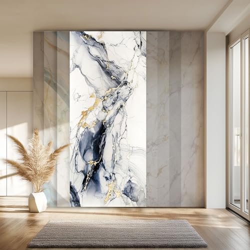 HEXIM Wandpaneel XXL 280x122 cm in Granit-/Marmoroptik, Sparpaket (3-10 Stück) - ideal als Duschrückwand, Küchenrückwand, Spritzschutz, Duschverkleidung wasserdicht (8 Paneele / 27,33 m² - 80113) von HEXIM