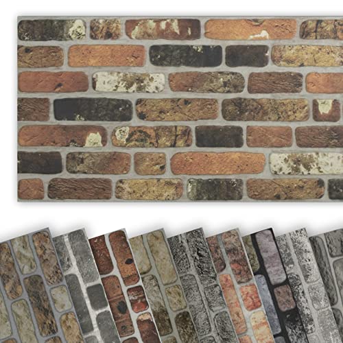 HEXIM Wandverkleidung in Steinoptik EPS Styropor Paneele - 1000x500 mm 3D Paneele Wärmedämmung (0,5m² WP1001) Styroporverkleidung Imitat von HEXIM