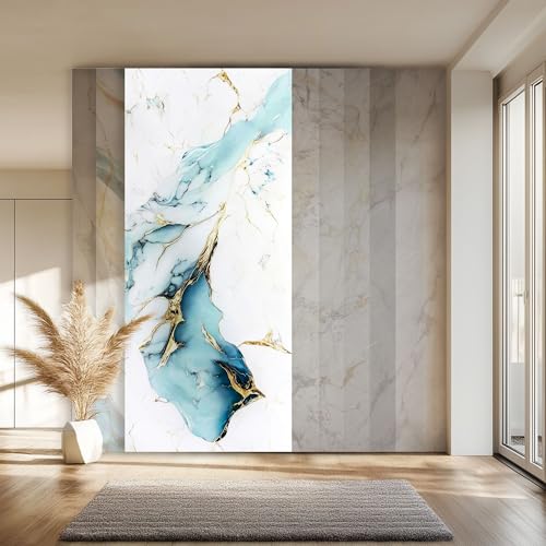 HEXIM XXL Platten 280x122 cm in Granit-/Marmoroptik, Sparpaket (3-10 Stück) - ideal als Duschrückwand, Küchenrückwand, Spritzschutz, Badverkleidung wasserdicht (10 Paneele / 34,16 m² - 80112) von HEXIM