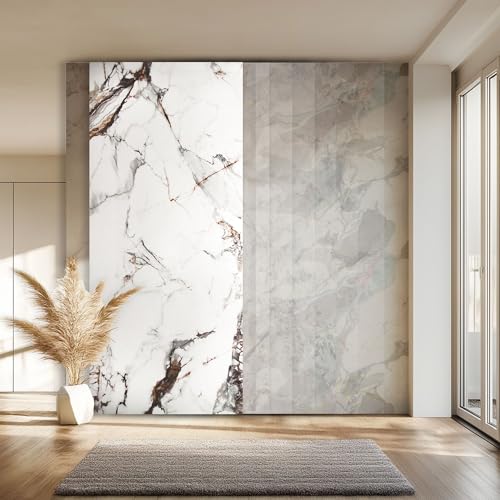 HEXIM XXL Platten 280x122 cm in Granit-/Marmoroptik, Sparpaket (3-10 Stück) - ideal als Duschrückwand, Küchenrückwand, Spritzschutz, Designpaneel robust (10 Paneele / 34,16 m² - 2012A) von HEXIM