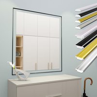 Hexim - selbstklebende Zierleisten flexibel universelle Profile Wandleiste Gold Chrom Weiß Schwarz 300cm: 3M Zierleiste - Modell D1, Schwarz Hexim - selbstklebende Zierleisten flexibel universelle Profile Wandleiste Gold Chrom Weiß Schwarz 300cm: 3M Zierleiste - Modell D1, Schwarz von HEXIM