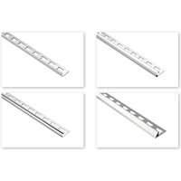 Fliesenschienen Edelstahl - silber glänzend große Auswahl 2 Meter: 9mm, C-Profil Fliesenschienen Edelstahl - silber glänzend große Auswahl 2 Meter: 9mm, C-Profil von HEXIM