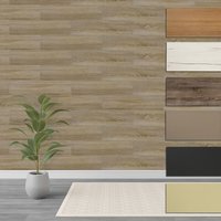 Paneele s 1,04 m² mdf Holzpaneele Wandpaneele Wandverkleidung Holz Natur stoßfest: Sonoma Oak, Set (18 Paneele + Montagekleber) - Hexim von HEXIM