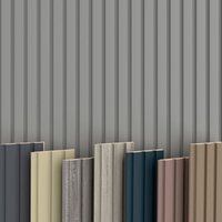 Hexim - beats Lamellen 2,75m mdf Holz Lamellenwand Wandverkleidung Lamellenpaneele Wand Paneele stoßfest: Sandgrey, 1 Paneel - 0.33 m² Hexim - beats Lamellen 2,75m mdf Holz Lamellenwand Wandverkleidung Lamellenpaneele Wand Paneele stoßfest: Sandgrey, 1 Paneel - 0.33 m² von HEXIM