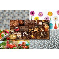 Pvc Wandpaneele - Mosaik Motive, pflegeleichte Platten - restposten:white pink seam Pvc Wandpaneele - Mosaik Motive, pflegeleichte Platten - restposten:white pink seam von HEXIM