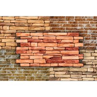 Hexim - pvc Wandpaneele - pflegeleichte Stein-, Holz- & Bildmotive - restposten: sawn stone brown Hexim - pvc Wandpaneele - pflegeleichte Stein-, Holz- & Bildmotive - restposten: sawn stone brown von HEXIM