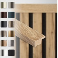 Hexim - Akustikpaneele Zubehör Abschlussleiste Lamellen mdf Wandverkleidung: Pecan, 137.5cm von HEXIM