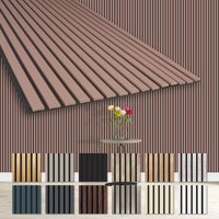 Lamellen Akustikpaneele 1,67 m² flexible Wandpaneele 278x60cm mdf Wandverkleidung schalldämmend: Mauve - AP03, 6 Paneele - 10.02m² - Hexim Lamellen Akustikpaneele 1,67 m² flexible Wandpaneele 278x60cm mdf Wandverkleidung schalldämmend: Mauve - AP03, 6 Paneele - 10.02m² - Hexim von HEXIM