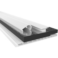 Rollladenkastendeckel mit Dämmung, Rollladendeckel pvc Rollladen Profile Revisionsklappe Fenster: 140 cm - Länge, Komplettset 180 mm - Breite - Hexim Rollladenkastendeckel mit Dämmung, Rollladendeckel pvc Rollladen Profile Revisionsklappe Fenster: 140 cm - Länge, Komplettset 180 mm - Breite - Hexim von HEXIM