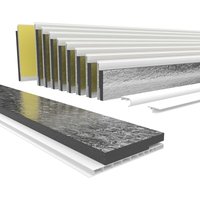 Rollladenkastendeckel mit Dämmung, Rollladendeckel pvc Rollladen Profile Revisionsklappe Fenster: 200 cm - Länge, Revisionsklappe 160 mm - Breite von HEXIM