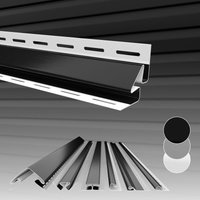Siding Fassadenverkleidung Fassadenpaneele außen Außenwand wetterfest UV-beständig pvc-u: Innenecke, Anthrazit - Hexim Siding Fassadenverkleidung Fassadenpaneele außen Außenwand wetterfest UV-beständig pvc-u: Innenecke, Anthrazit - Hexim von HEXIM