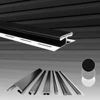 Siding Fassadenverkleidung Fassadenpaneele außen Außenwand wetterfest UV-beständig pvc-u: Verbindungsprofil, Anthrazit - Hexim Siding Fassadenverkleidung Fassadenpaneele außen Außenwand wetterfest UV-beständig pvc-u: Verbindungsprofil, Anthrazit - Hexim von HEXIM
