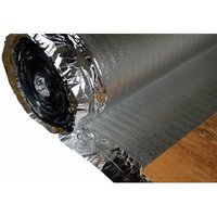 Trittschalldämmung - Dampfsperre für Holzböden, Fußbodenheizung Silver Plus: 100 Quadratmeter, 2 mm von HEXIM