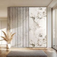 Wandpaneele xxl Granit-/ Marmoroptik 280x122cm Wandverkleidung glänzend: 8045B, Musterstück - Hexim von HEXIM