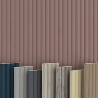 Hexim - wave Lamellen 2,75m mdf Holz Lamellenwand Wandverkleidung Lamellenpaneele Wand Paneele stoßfest: Mauve, 1 Paneel - 0.33 m² Hexim - wave Lamellen 2,75m mdf Holz Lamellenwand Wandverkleidung Lamellenpaneele Wand Paneele stoßfest: Mauve, 1 Paneel - 0.33 m² von HEXIM