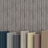 Wave Lamellen 2,75m Hexim mdf Holz Lamellenwand Wandverkleidung Lamellenpaneele Wand Paneele stoßfest: Vintage Oak, 1 Paneel - 0.33 m² von HEXIM