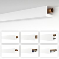 Rohrabdeckung xps Heizungsrohr Abdeckung Verkleidung Winkelprofil Eckleisten: HRA-1 - 54x66 mm, Musterstück 25 cm - Heximo von HEXIMO