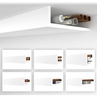 Rohrabdeckung xps Heizungsrohr Abdeckung Verkleidung Winkelprofil Eckleisten: HRA-6 - 71x280 mm, 1.7 Meter / 1 Leiste - Heximo Rohrabdeckung xps Heizungsrohr Abdeckung Verkleidung Winkelprofil Eckleisten: HRA-6 - 71x280 mm, 1.7 Meter / 1 Leiste - Heximo von HEXIMO