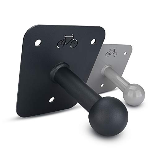 HEYBRO® Universal Wandhalterung für Fahrradträger - inklusive Befestigungsmaterial - optimale und stylische Halterung für Ihren Fahrradheckträger - Hingucker in jeder Garage und Keller von HeyBro