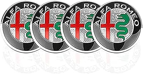 HEYCE 4 Stück Radnabenkappen Nabendeckel Felgendeckel Felgenkappen Radnabenabdeckung Radkappen 50mm für Alfa Romeo Mito 147 156 159 166 Giulietta Spider Stelvio,A HEYCE 4 Stück Radnabenkappen Nabendeckel Felgendeckel Felgenkappen Radnabenabdeckung Radkappen 50mm für Alfa Romeo Mito 147 156 159 166 Giulietta Spider Stelvio,A von HEYCE