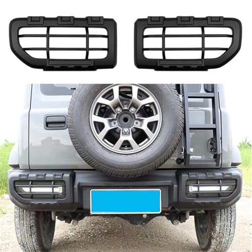 HEYCE ABS Auto Rücklicht Abdeckung Front Nebel Licht Scheinwerfer Abdeckung für Suzuki Jimny 2019 2020 2021 2022 2023 Trim Dekoration Außen Styling Zubehör,Taillight Cover von HEYCE