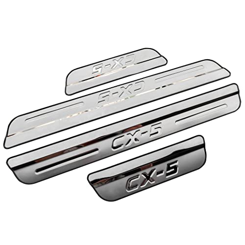 HEYCE Edelstahl Schutz Einstiegsleisten Türschweller, für Mazda CX-5 CX5 2017-2022 Auto Teile, Beschützer Türschutzleisten Zierleisten Tür Sill Car Zubehör HEYCE Edelstahl Schutz Einstiegsleisten Türschweller, für Mazda CX-5 CX5 2017-2022 Auto Teile, Beschützer Türschutzleisten Zierleisten Tür Sill Car Zubehör von HEYCE