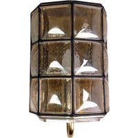 6x Glashütte Limburg Wandleuchte Brutalistisch Lampe Glas von HEYCIRCULAR