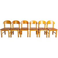6Er Set Rainer Daumiller Stühle Midcentury Stuhl Kiefer Vintage von HEYCIRCULAR