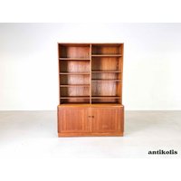 Mid Century Bücherregal Troeds Nils Jonsson Teak Schweden Domi Monté von HEYCIRCULAR