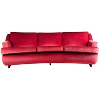 Mid Century Sofa Vintage Couch 1960Er Rot Retro Samt Mid Century Sofa Vintage Couch 1960Er Rot Retro Samt von HEYCIRCULAR