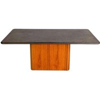 Midcentury Couchtisch Schiefer Coffee Table Teak Vintage 1960 Midcentury Couchtisch Schiefer Coffee Table Teak Vintage 1960 von HEYCIRCULAR