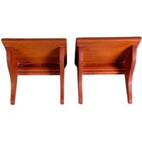 Original 2Er Set Midcentury Wandkonsole Wandregal Teak 1960 von HEYCIRCULAR