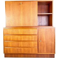 Original Midcentury Georg Satink Kommode Sekretär Wk Möbel Teak von HEYCIRCULAR