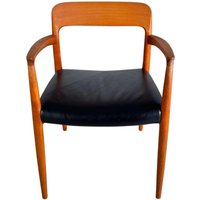 Original Niels Otto Moller Armlehnstuhl Stuhl Modell 56 Midcentury von HEYCIRCULAR